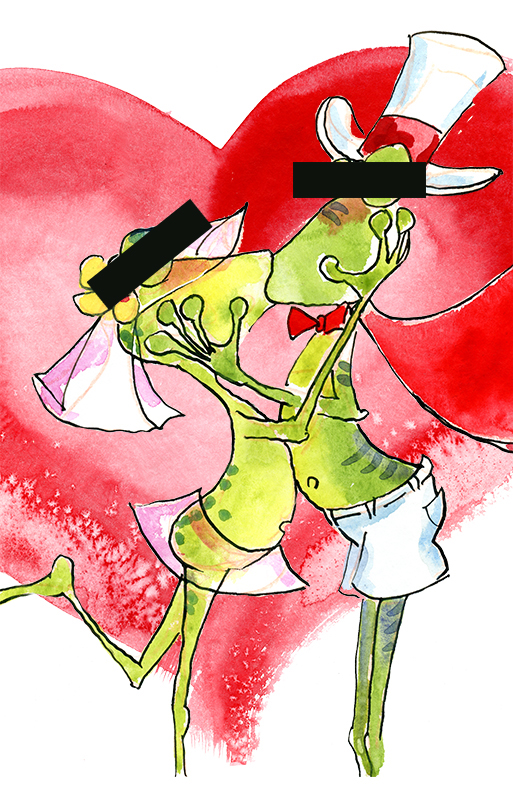 Geheime Hochzeit zwischen Superfrosch und der frechen Frieda? Skandal!!!