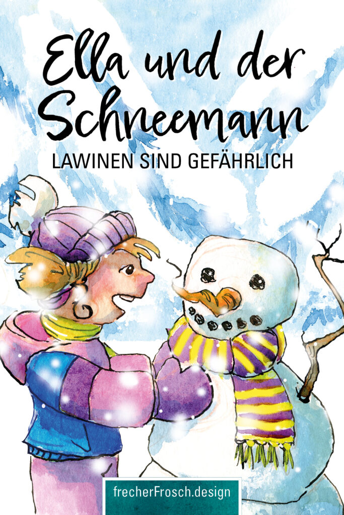 Ella & der Schneemann - Kinderbuch Illustration Rechte und Pflichten