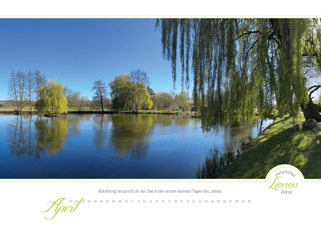 Weiher in Lienen - Kalender 2026 Münsterland