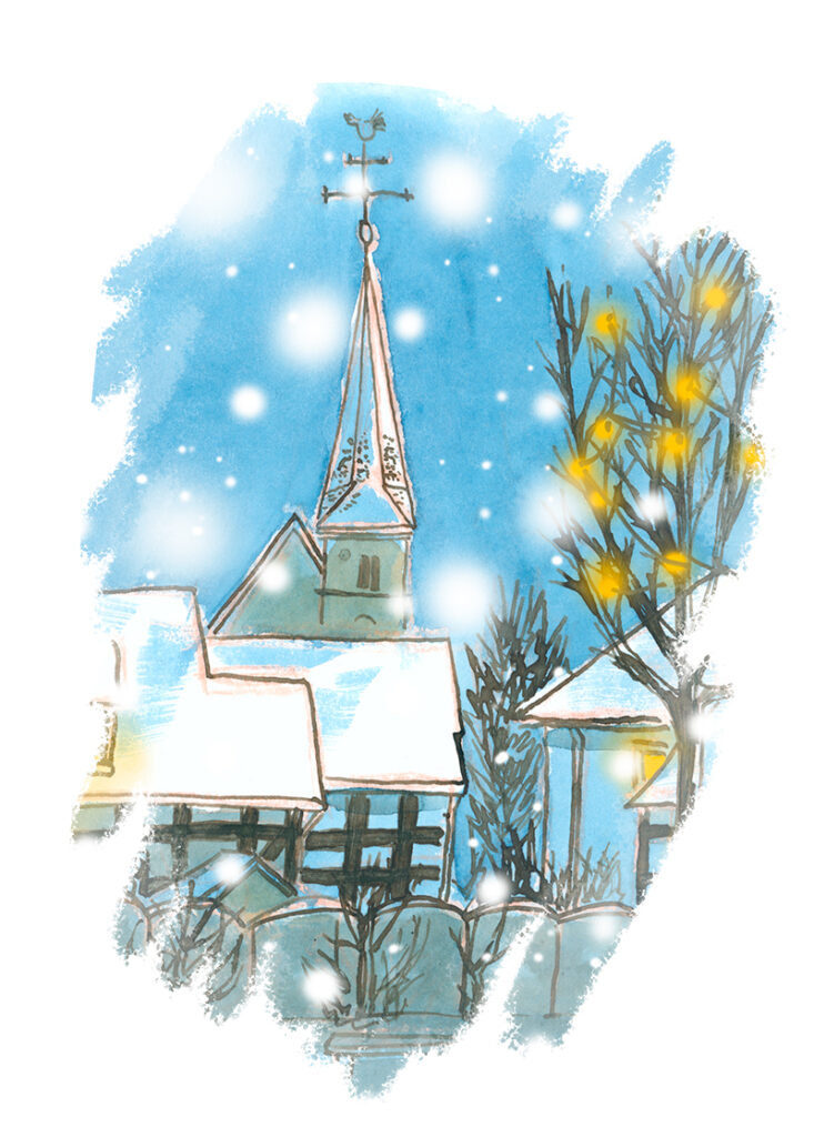 Illustration Weihnachten Sandra Viehweg